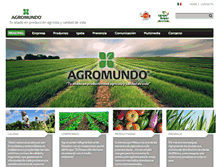 Tablet Screenshot of agromundo.com
